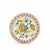 DERUTA MAJOLICA: Small wall plate featuring a Deruta Bird design