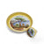 TUSCAN MAJOLICA: Souvenir Set of Ravello Coaster and Cork Stopper