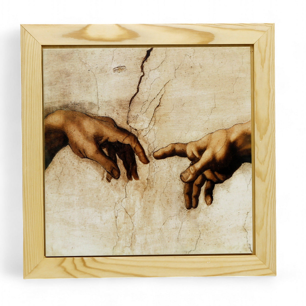 SUBLIMART: Affresco Ceramic Tile - Opera "Creation of Adam" detail by Michelangelo