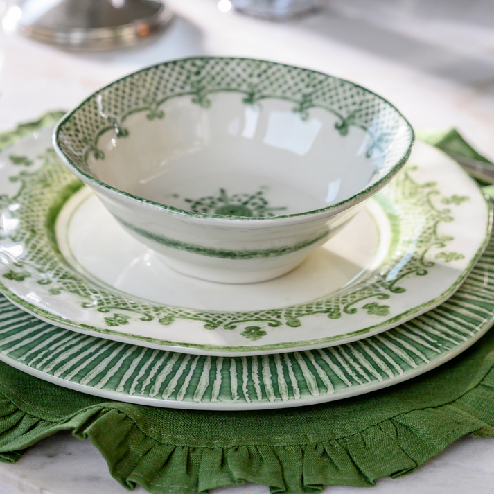 ARTE ITALICA: Burano Green Cereal Bowl