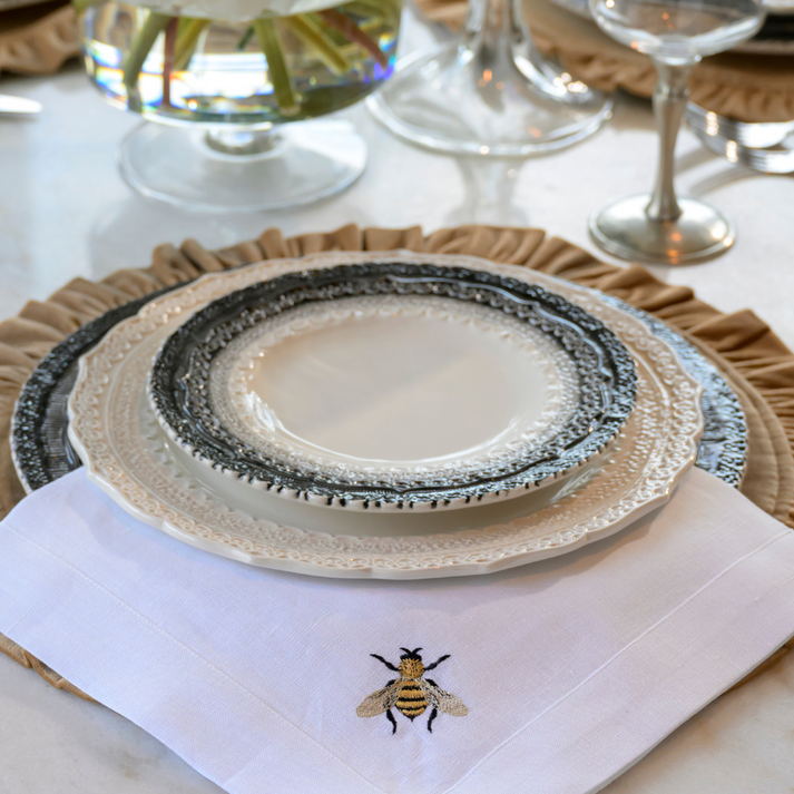 ARTE ITALICA: Finezza Grey Salad & Dessert Plate