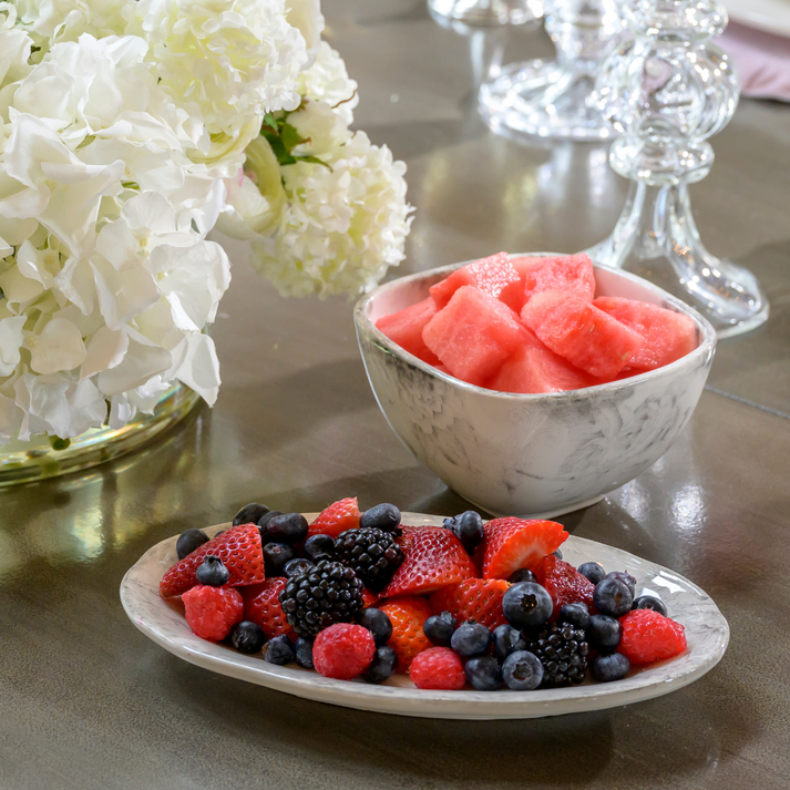 ARTE ITALICA: Giulietta Square Cereal Bowl Gray/White