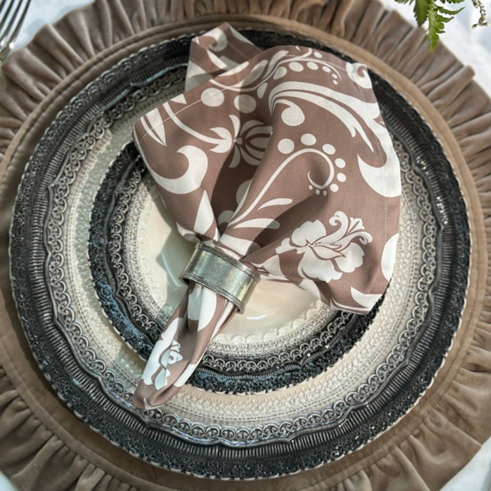 ARTE ITALICA: Finezza Grey Salad & Dessert Plate