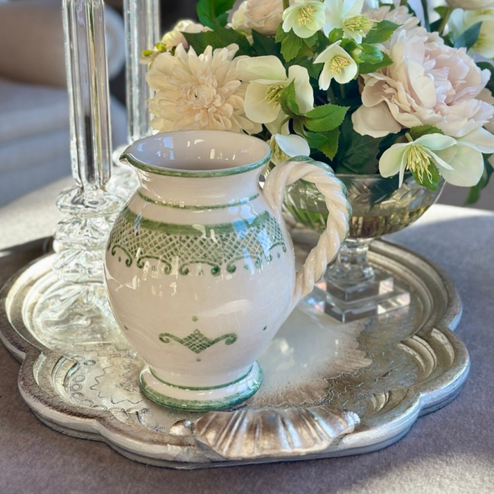 ARTE ITALICA: Burano Green Small Pitcher
