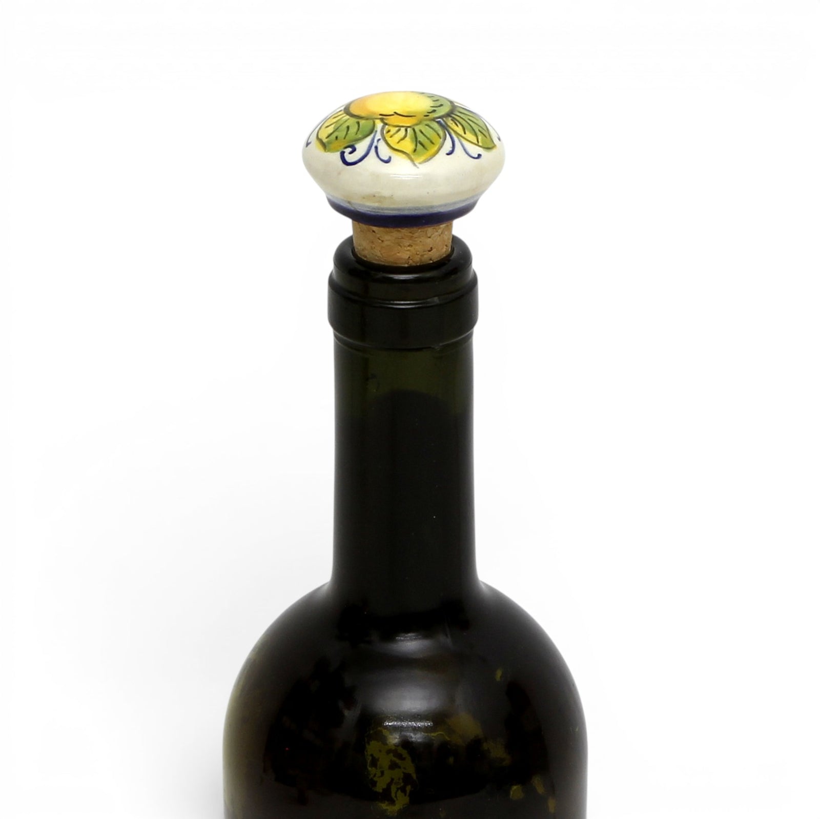 DERUTA LIMONE POSITANO: Cork Stopper with Positano Amalfi Lemon design