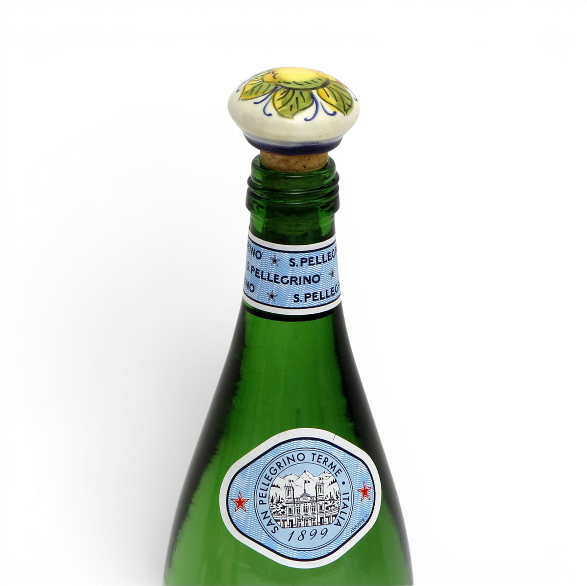 DERUTA LIMONE POSITANO: Cork Stopper with Positano Amalfi Lemon design