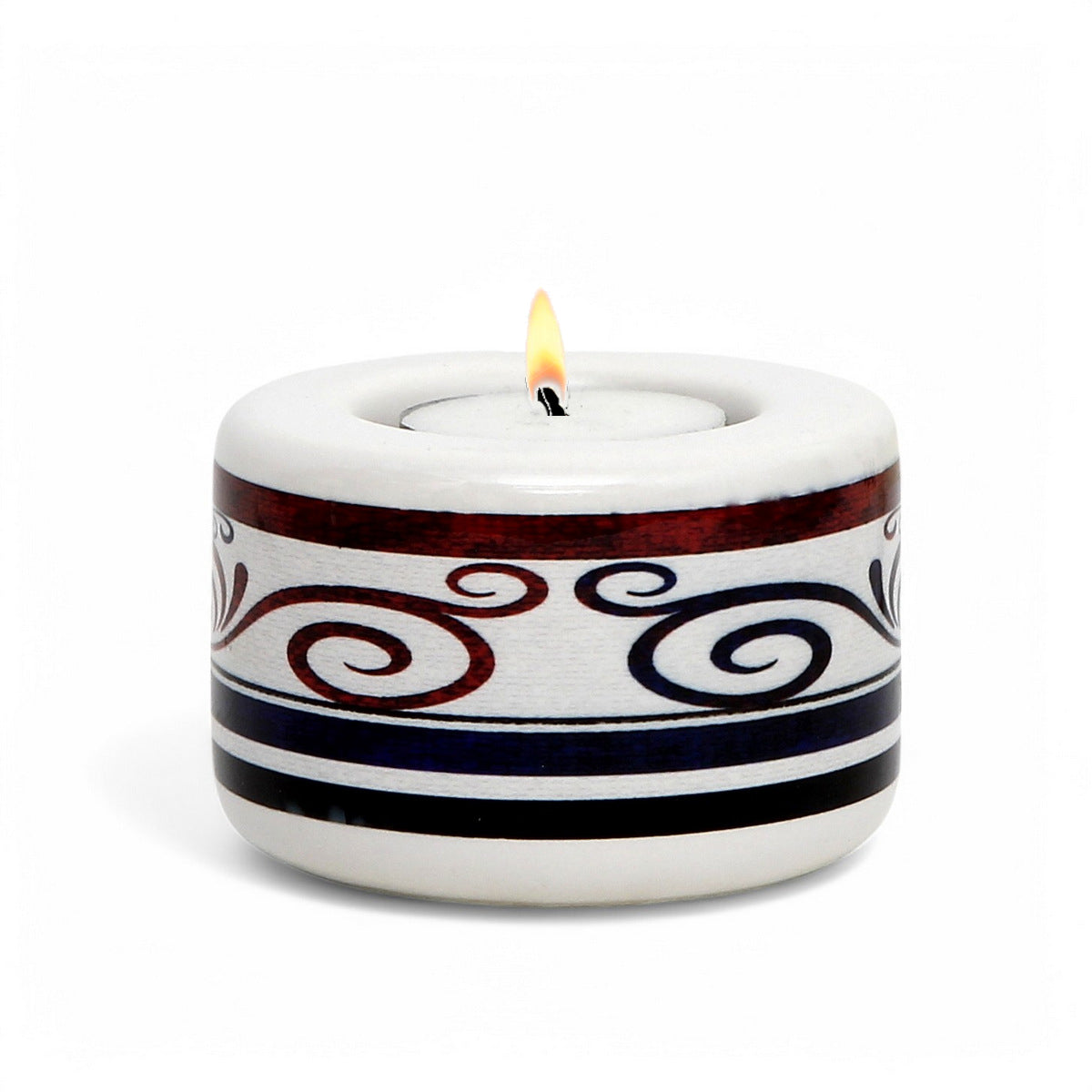 RICCO ITALIA PALIO: SUBLIMART: Ceramic Tealight in Mario Bruno Design #6395