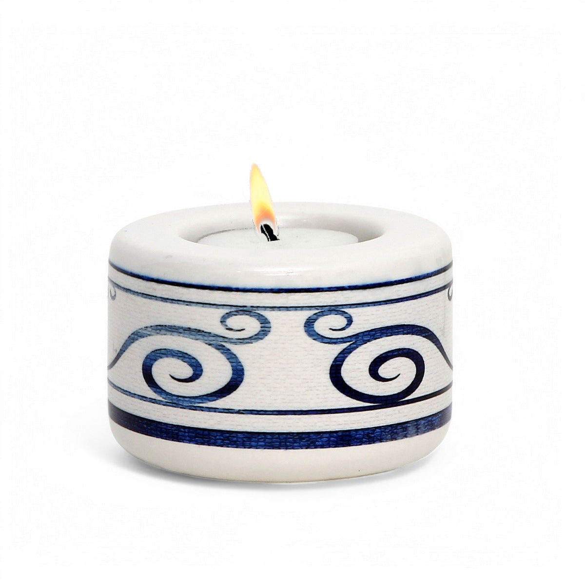 RICCO ITALIA PALIO: SUBLIMART: Ceramic Tealight in Mario Bruno Design #6409