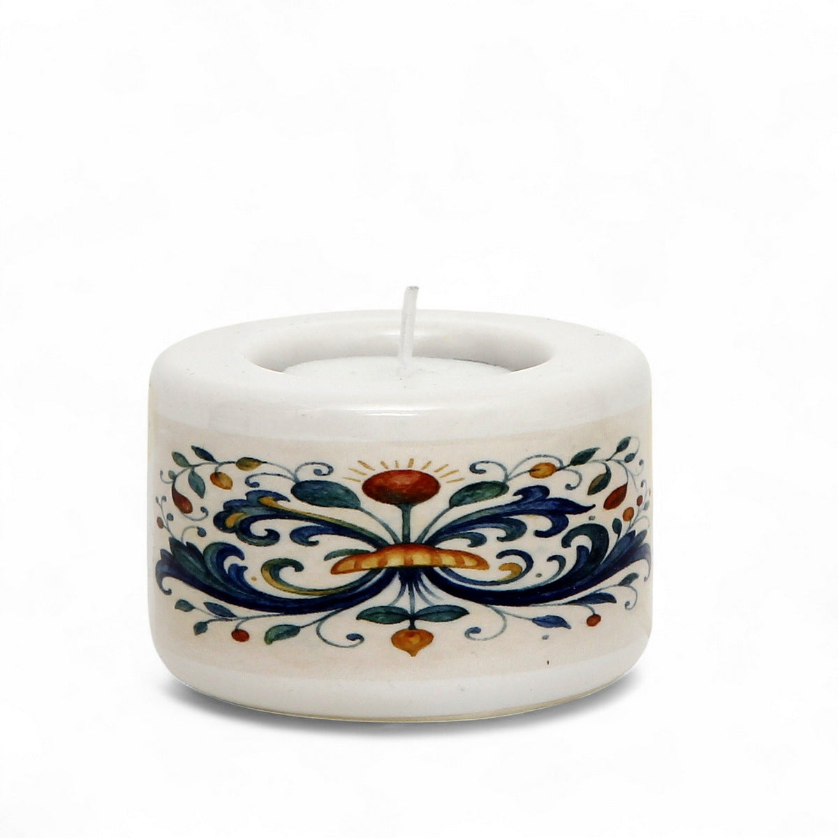 RICCO ITALIA DERUTA: Ceramic Tealight Ricco Italia Deruta Design by Mario Bruno