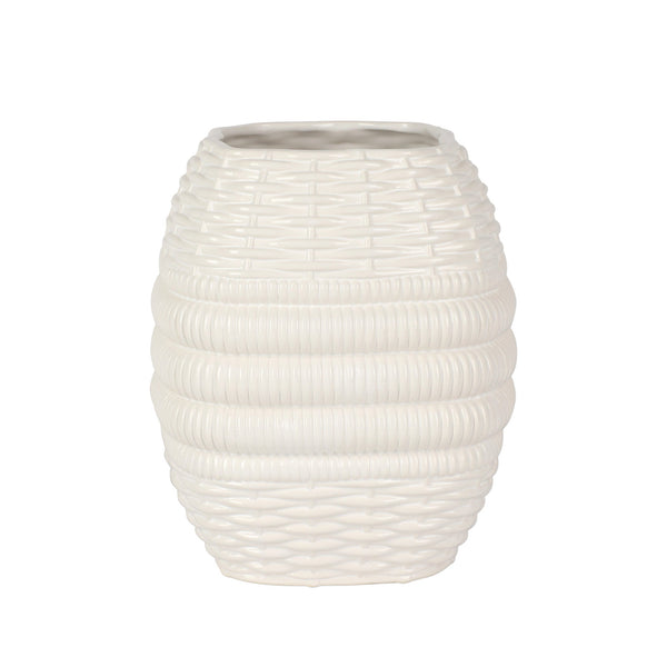 VIETRI: Tessere Basketweave Large Vase