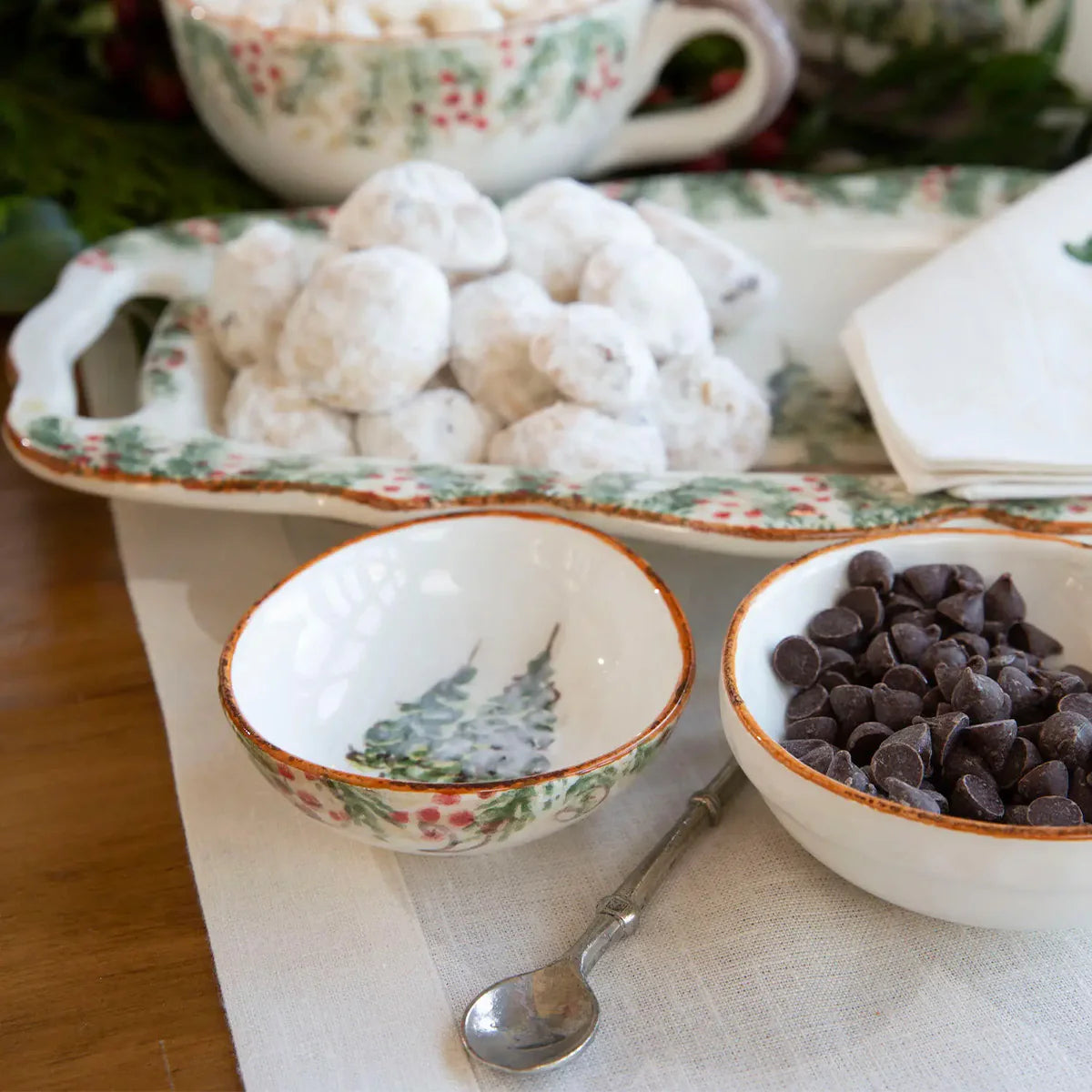 ARTE ITALICA: Natale Small Oval Bowl (Set of 2) [R]