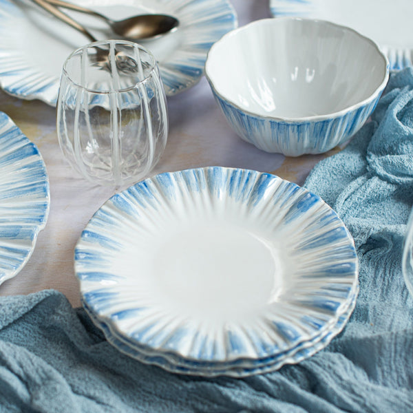 VIETRI: Bari Blue and White Salad Plate