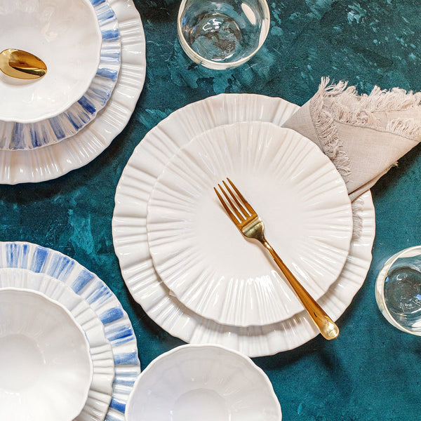 VIETRI: Bari White Salad Plate