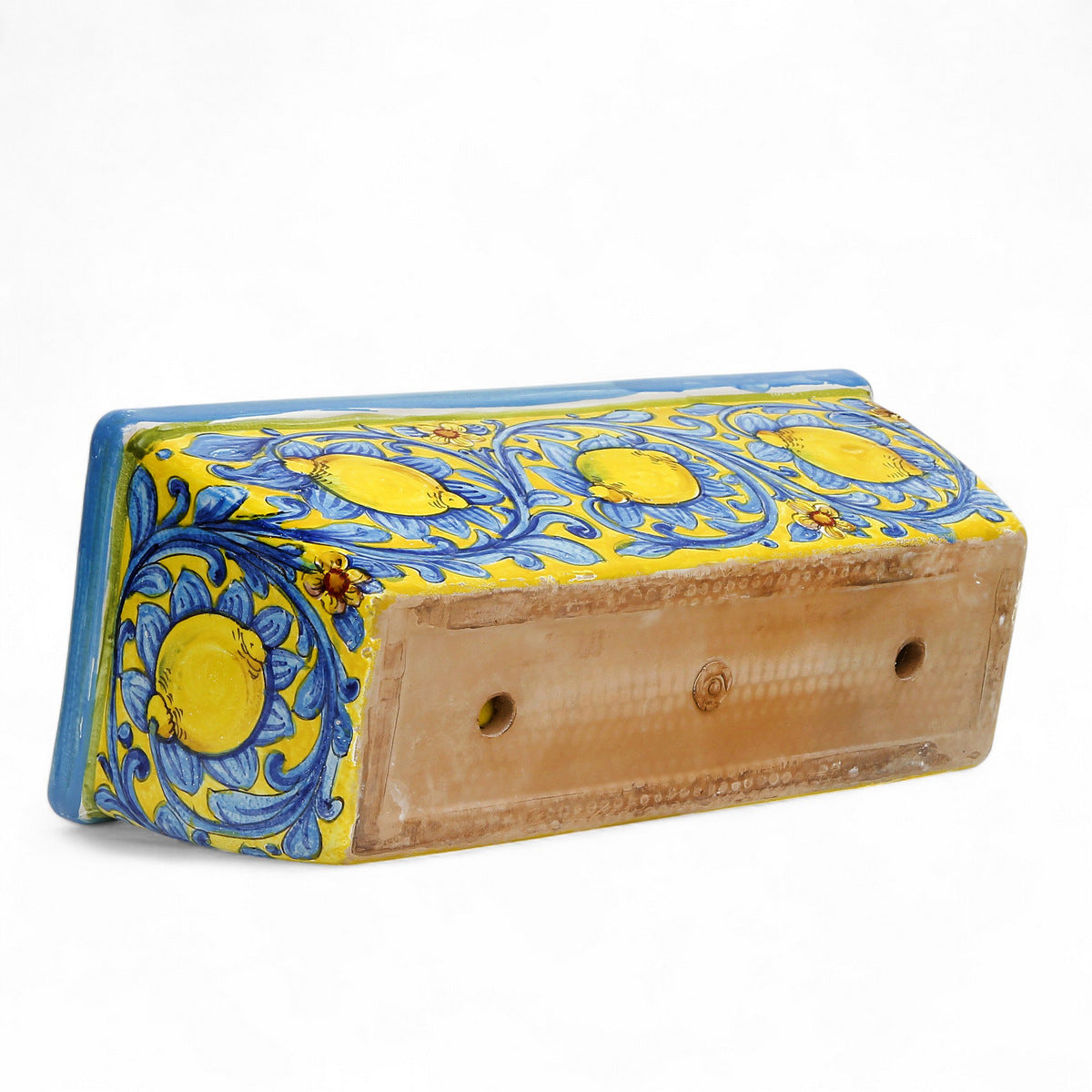 TOSCANA PLANTER: Rectangular Tuscan Jardiniere - Strong Terracotta indoor/outdoor - CAPRI Design