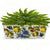 TOSCANA: Rectangular Tuscan Jardiniere - Strong Terracotta indoor/outdoor - Majolica Limoni Design