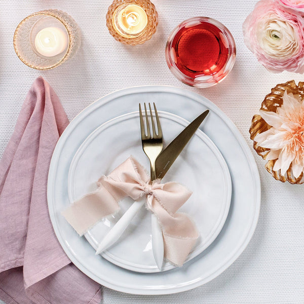 VIETRI: Aria White Cocktail Plate