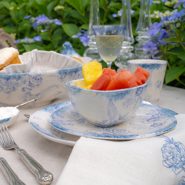 ARTE ITALICA:  Giulietta Square Cereal Bowl Blue/White