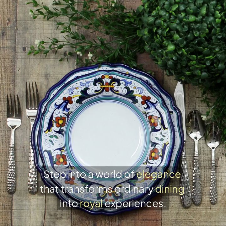 VECCHIA DERUTA: Large Oval Turkey/Ham Platter