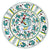 ORVIETO GREEN ROOSTER: Dinner plate (11 D) - Artistica.com