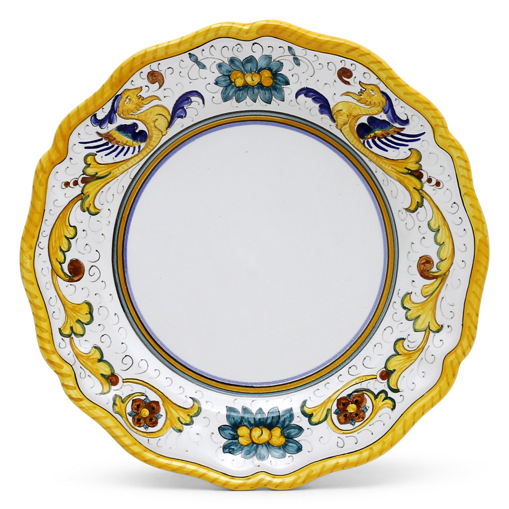 RAFFAELLESCO CLASSICO: Dinner plate fluted rims - Artistica.com