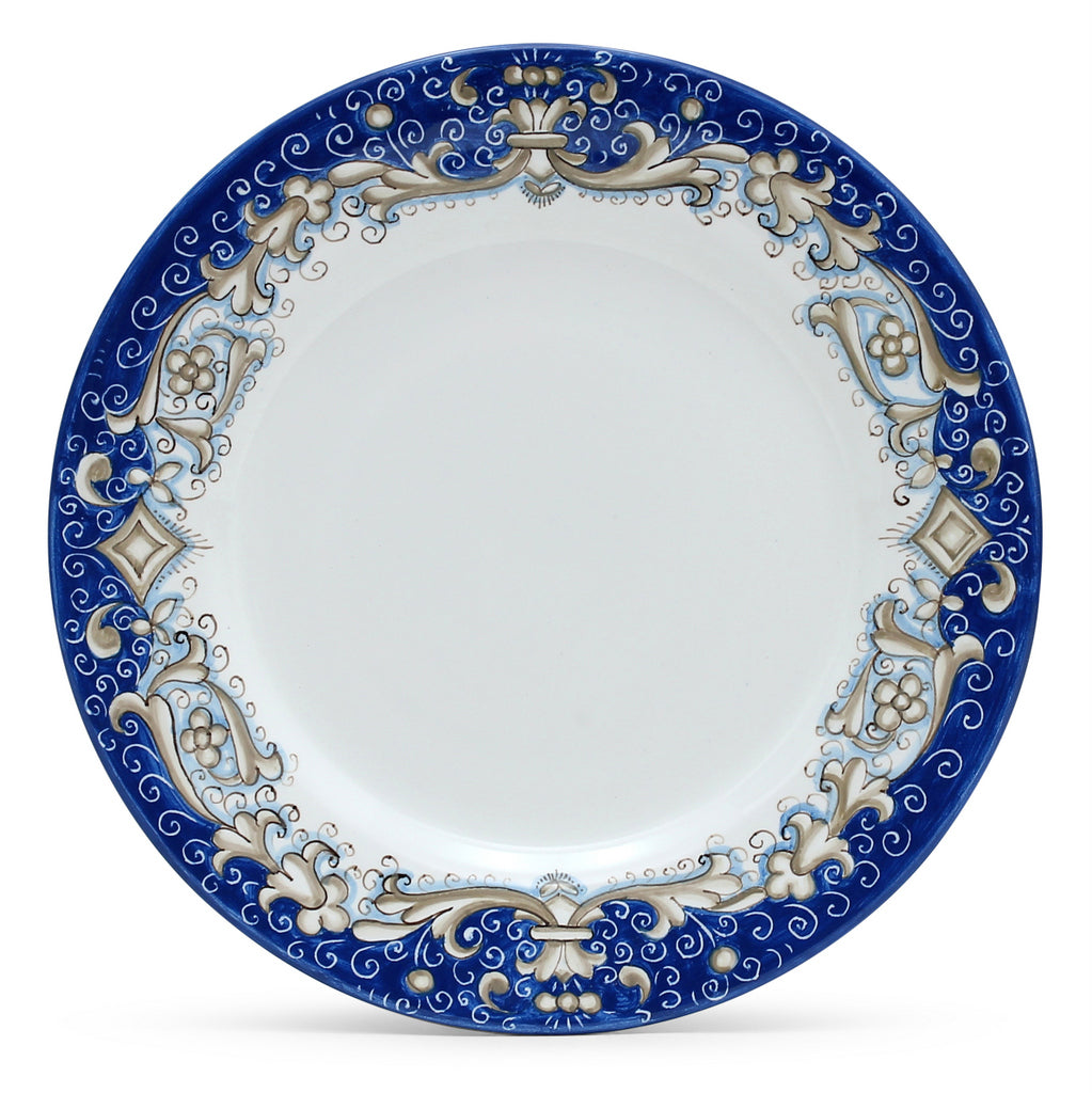 DERUTA COLORI: Dinner Plate - BLUE GENZIANA - Artistica.com