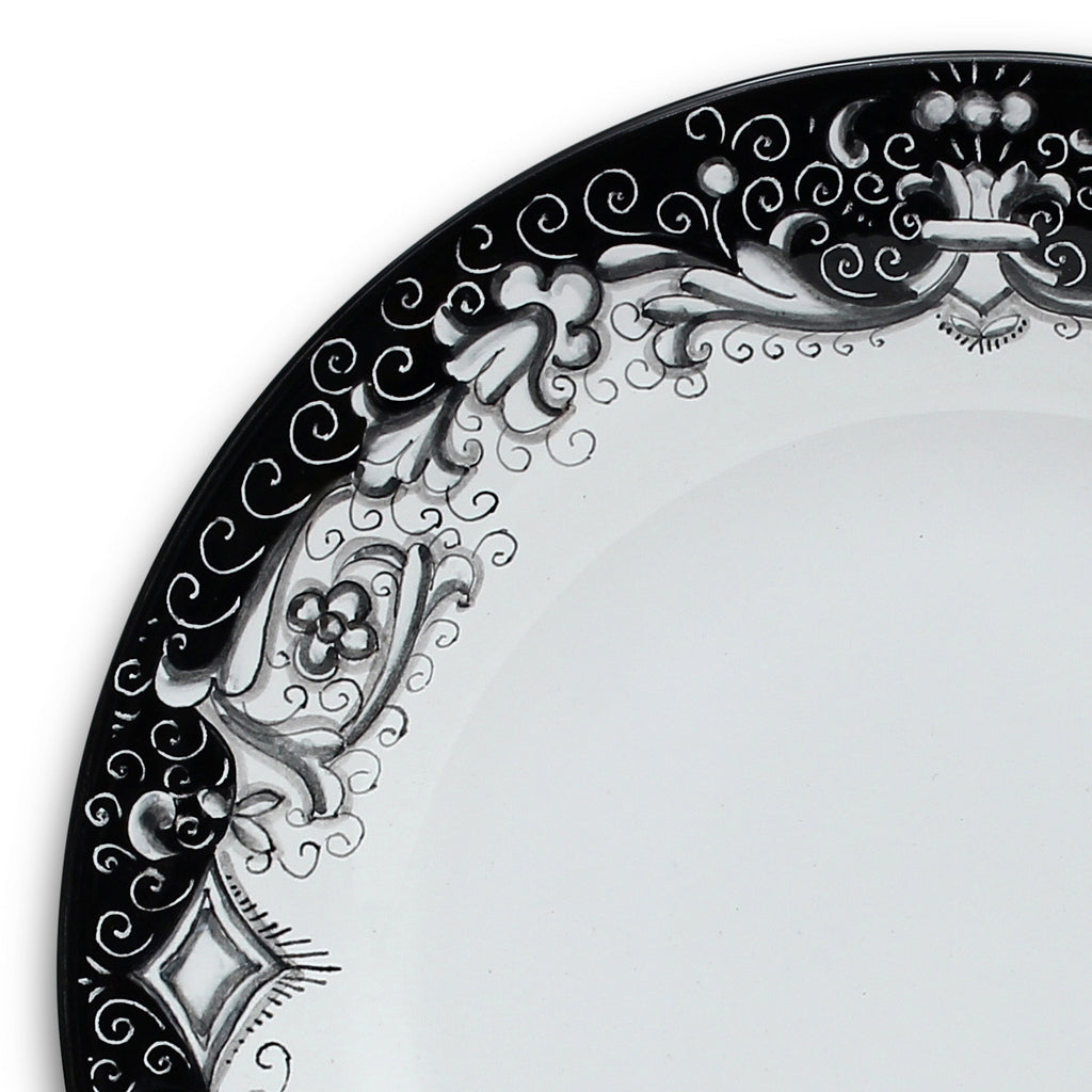 DERUTA COLORI: 4 Pieces Place Setting Bundle - BLACK/GRAY - Artistica.com