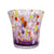MURANO MURRINA STYLE: Drinkware Flared Tumbler fully hand made (Purple Mix) - Artistica.com
