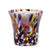 ITALIAN GLASS: Murano Style Flared Candle (Purple Mix) - Artistica.com