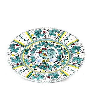 ORVIETO GREEN ROOSTER: 4 Pieces Place Setting - Artistica.com