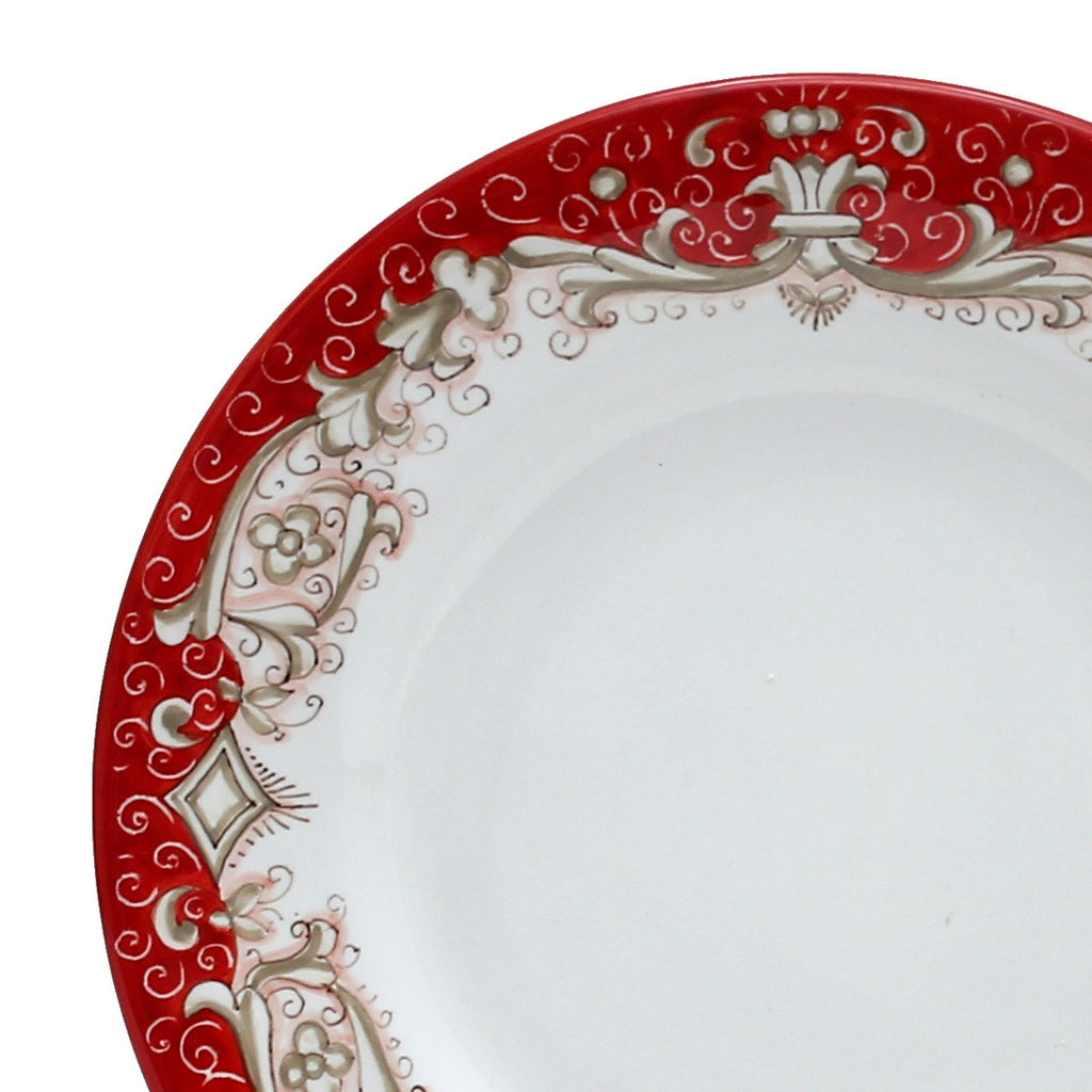 DERUTA COLORI: Salad Plate - RED - Artistica.com