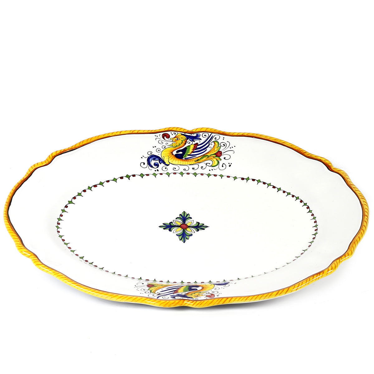 RAFFAELLESCO LITE: Serving Oval Turkey Platter - Artistica.com