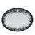 DERUTA COLORI: Oval Platter - BLUE ANTICO - Artistica.com