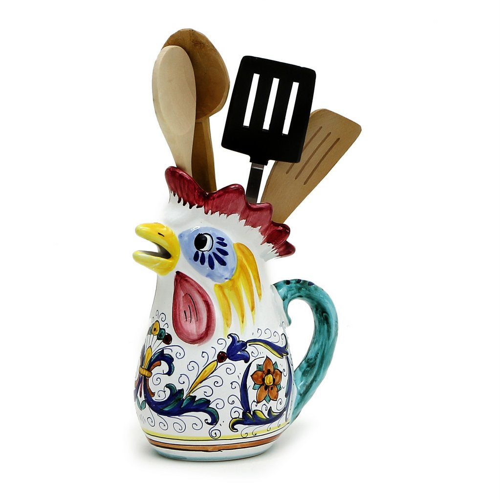 RICCO DERUTA: Rooster of Fortune multi use pitcher - Artistica.com