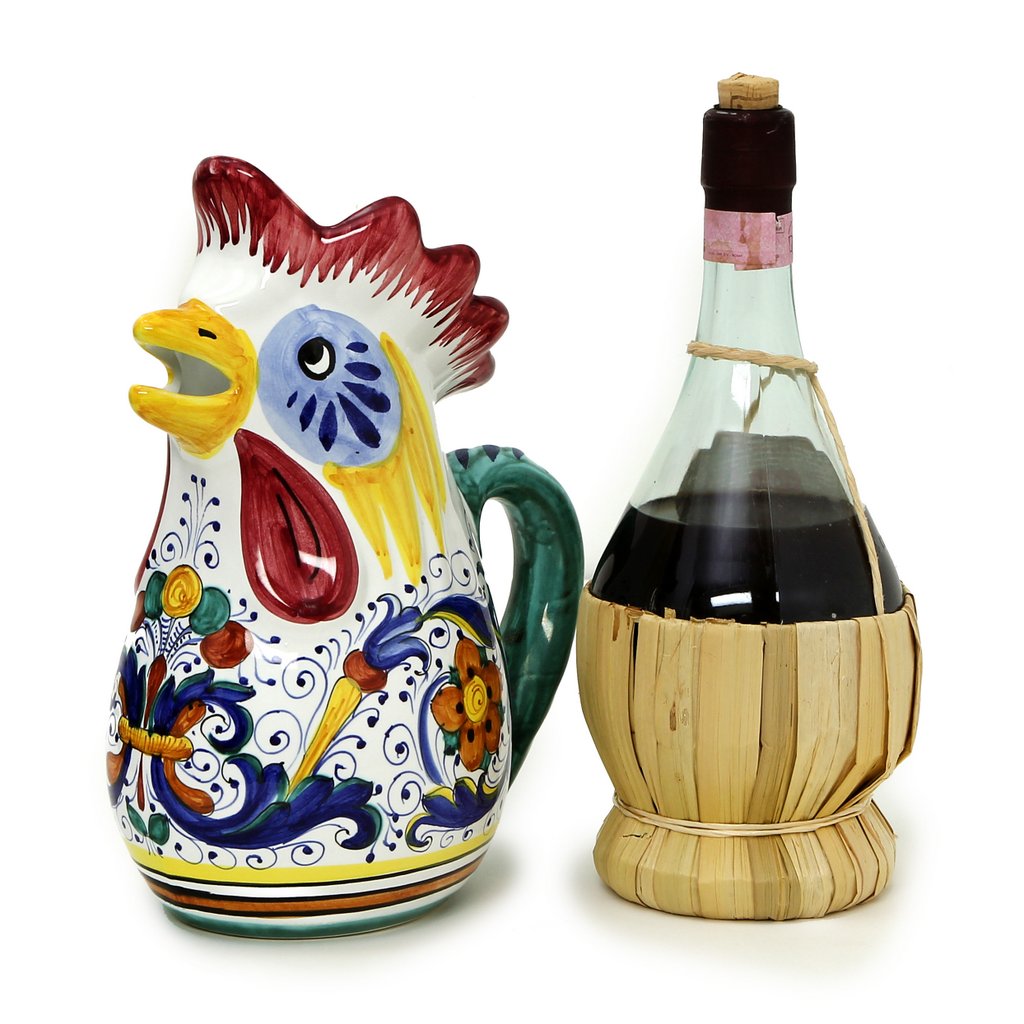 RICCO DERUTA: Rooster of Fortune multi use pitcher - Artistica.com