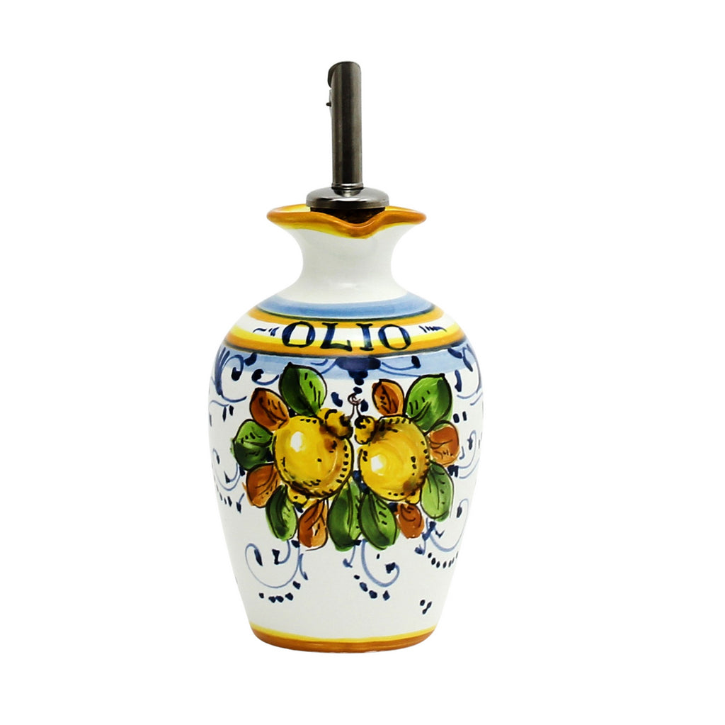 LIMONCINI: Small Olive Oil Bottle Dispenser with handle - Artistica.com