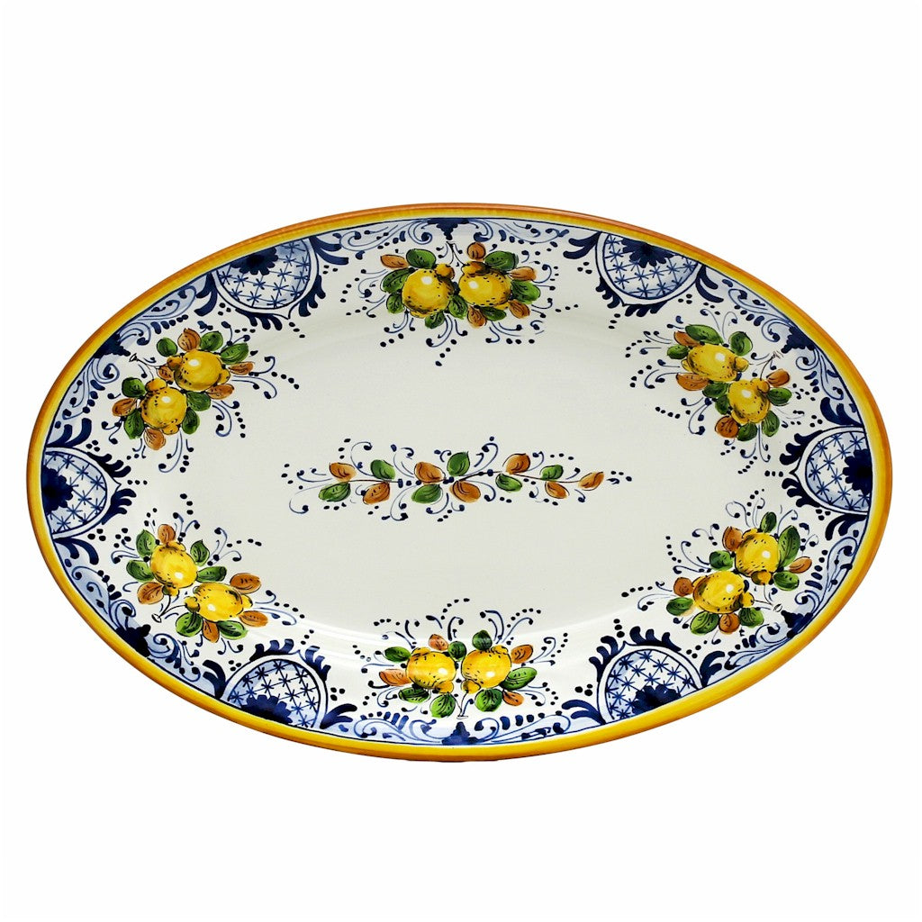 LIMONCINI: Oval Large Serving Platter - Artistica.com