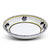 ORVIETO BLUE ROOSTER: Risotto/Pasta/Cioppino round shallow coupe bowl - Artistica.com
