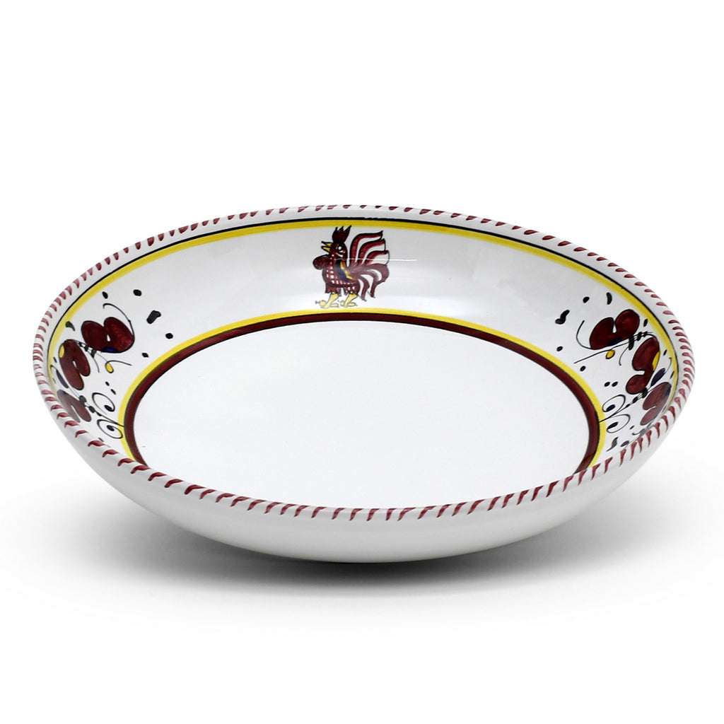 ORVIETO RED ROOSTER: 3 Pieces Place Setting - Artistica.com