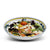ORVIETO GREEN ROOSTER: Risotto/Pasta/Cioppino round shallow coupe bowl - Artistica.com