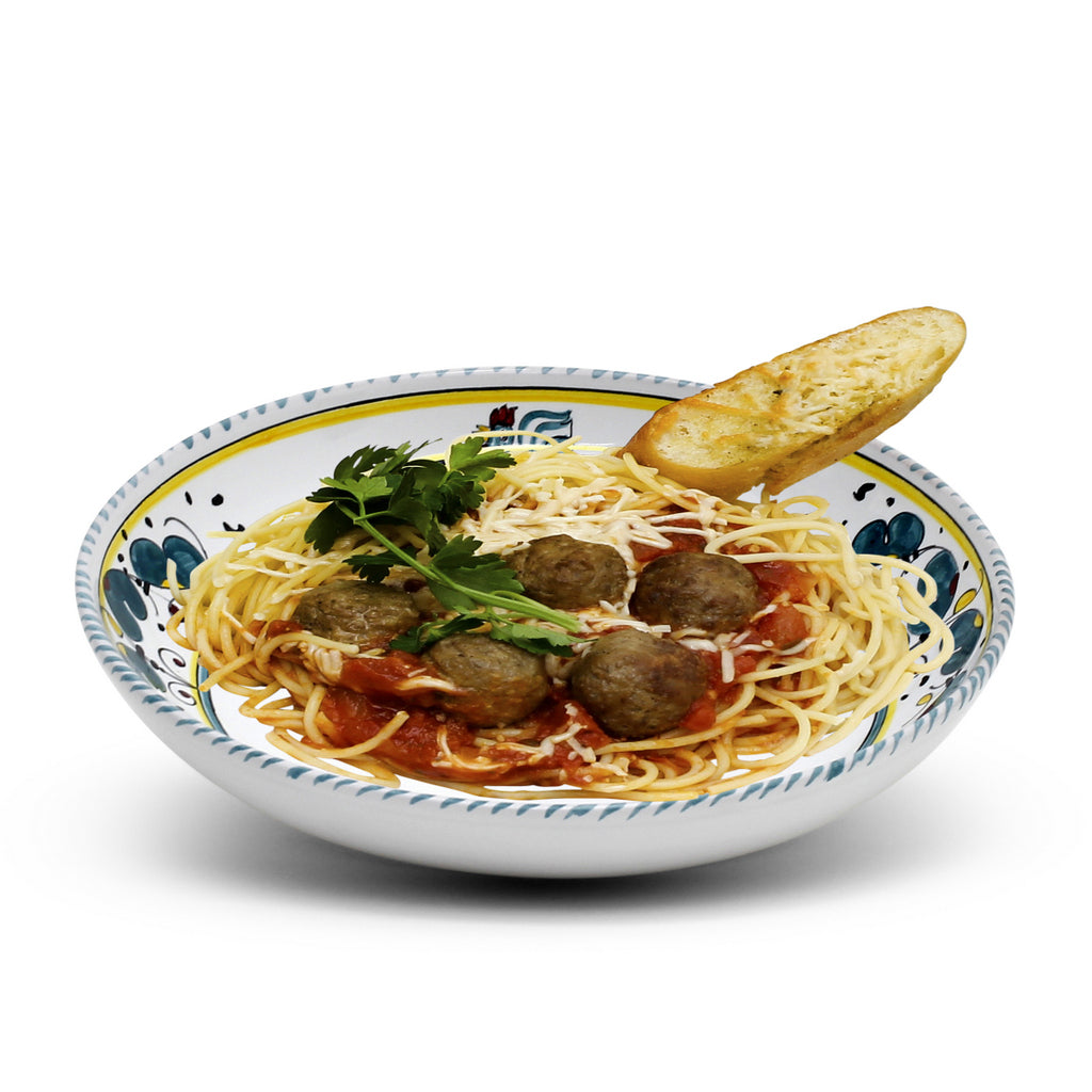 ORVIETO GREEN ROOSTER: 3 Pieces Place Setting - Artistica.com