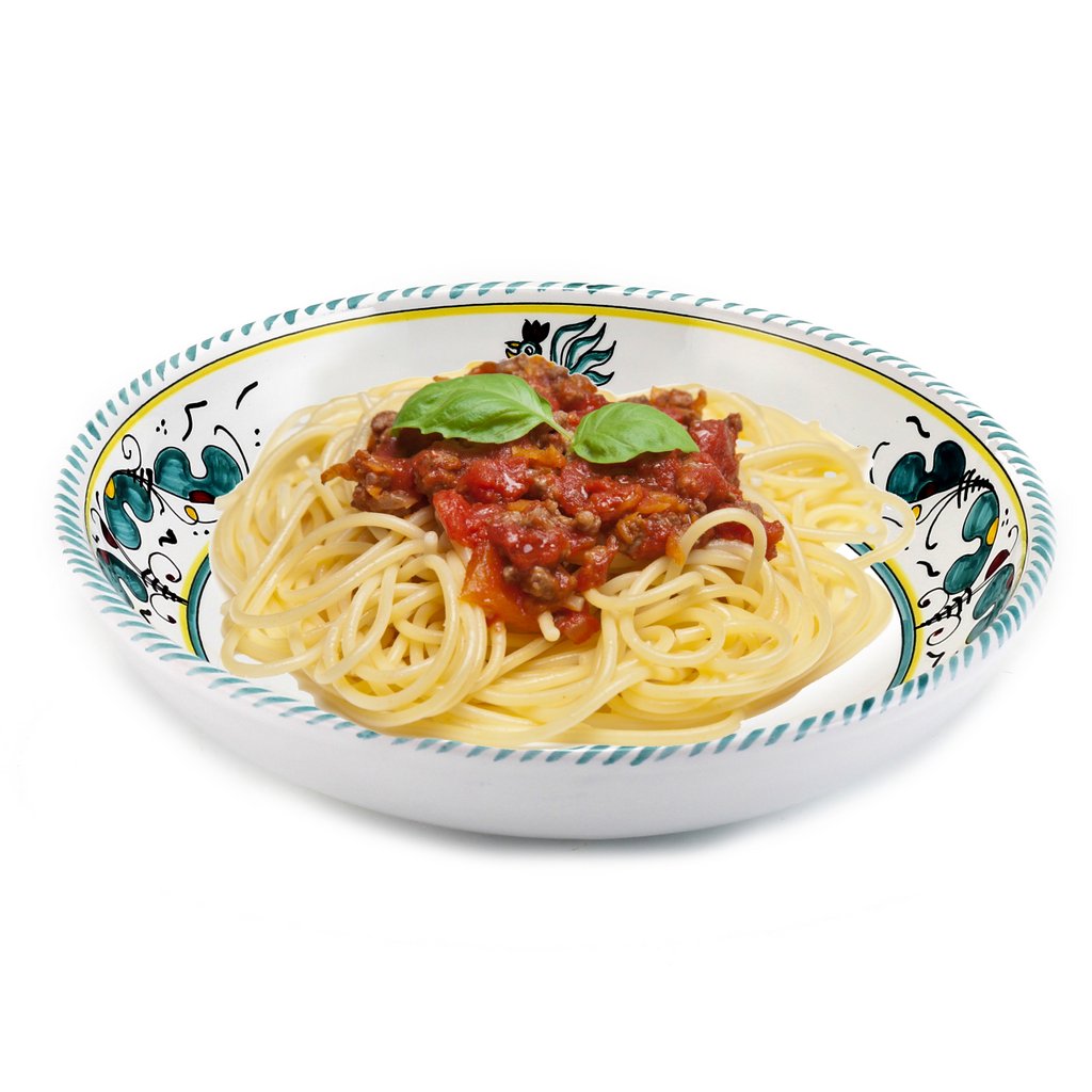 ORVIETO GREEN ROOSTER: 4 Pieces Place Setting - Artistica.com