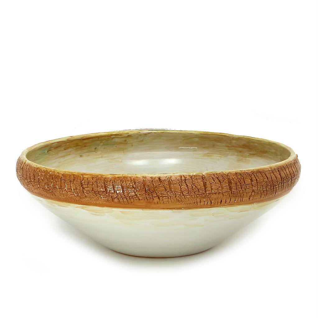 LEONARDO: One of a Kind Large Centerpiece with Noblewoman by Francesca Niccacci - Artistica.com