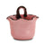 SCAVO GIARDINI-GARDEN: Wall Planter Vase with fluted rim  PALE ROSE' PINK - Artistica.com