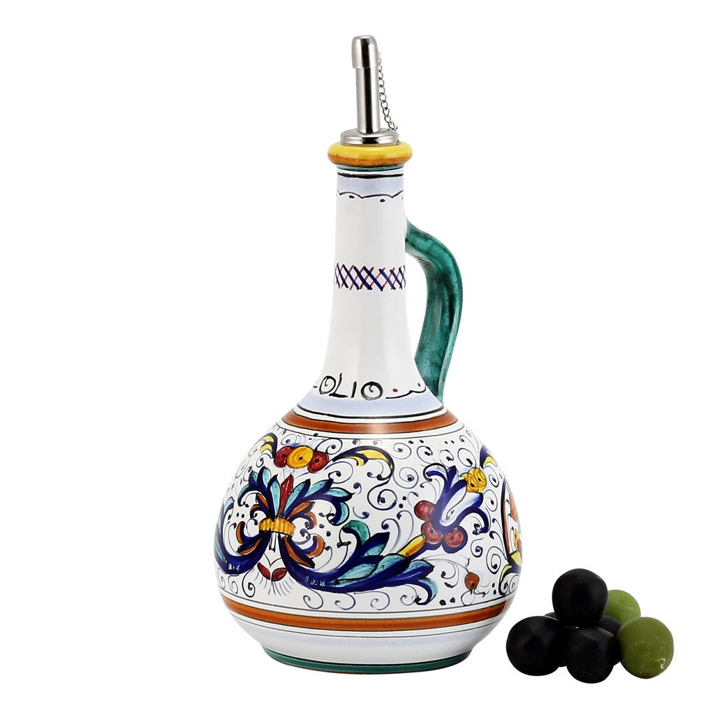 RICCO DERUTA: Bundle with Utensil Holder + Olive Oil Dispenser + Biscotti Jar - Artistica.com