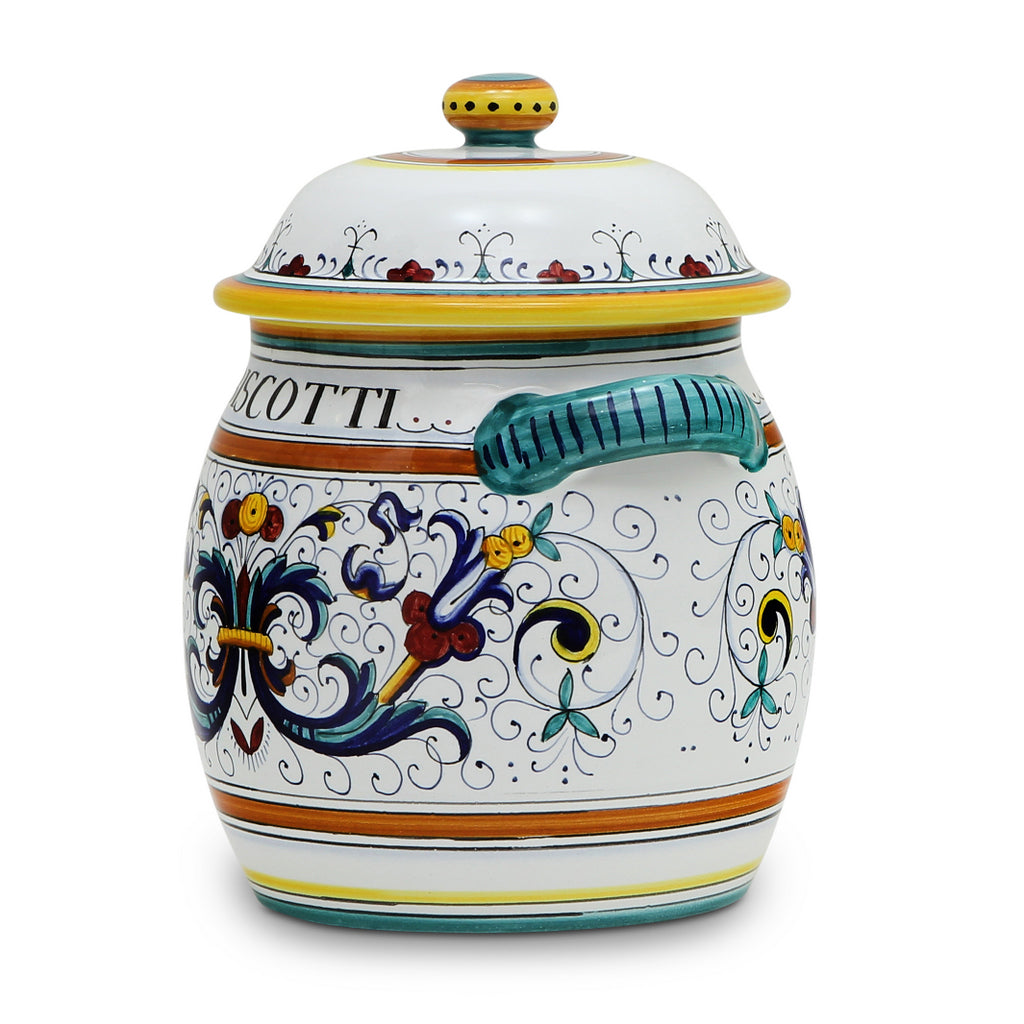 RICCO DERUTA: Traditional Biscotti Jar - Artistica.com