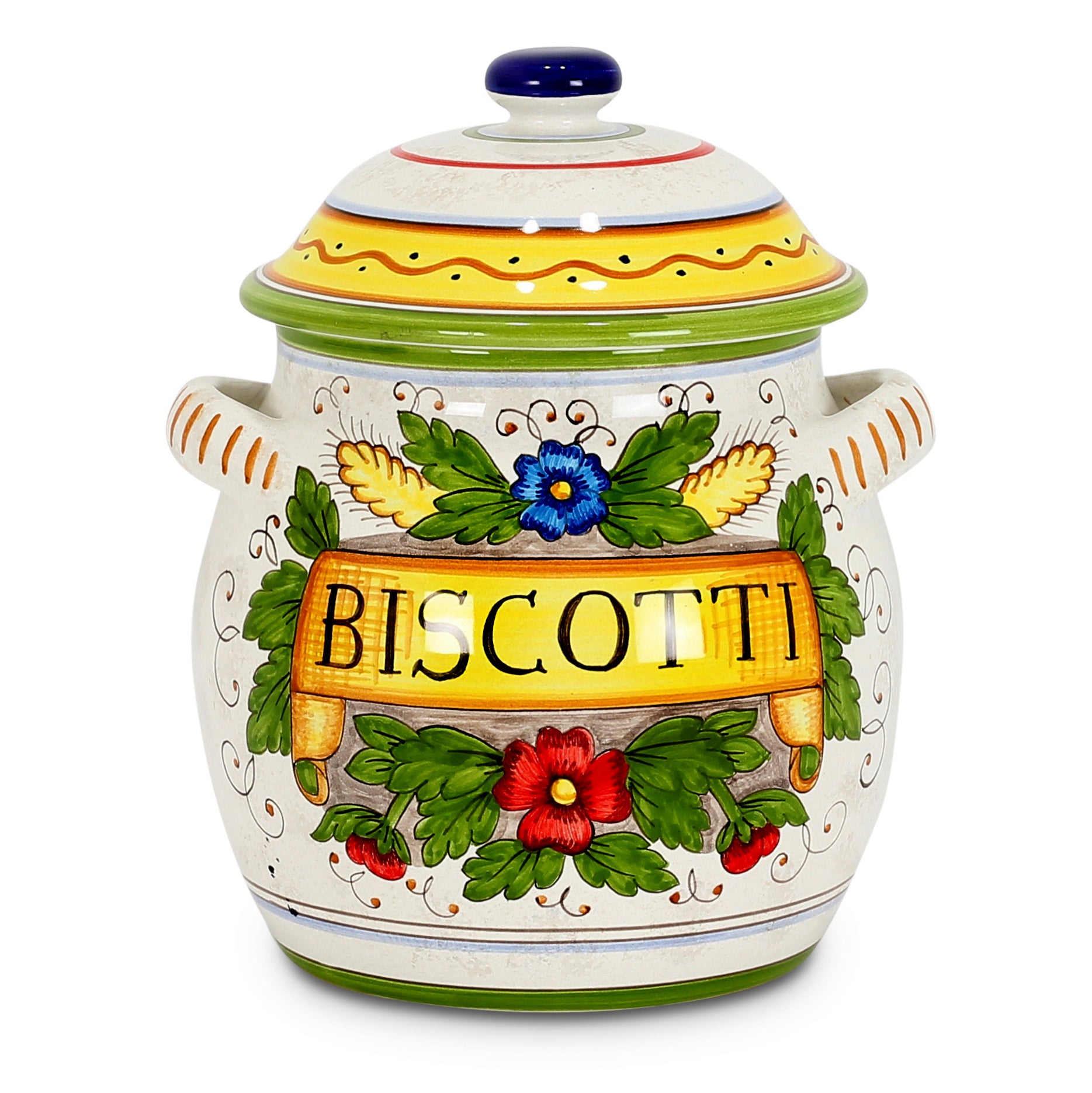 RUSTICA: Traditional Tuscan Biscotti Jar - Artistica.com