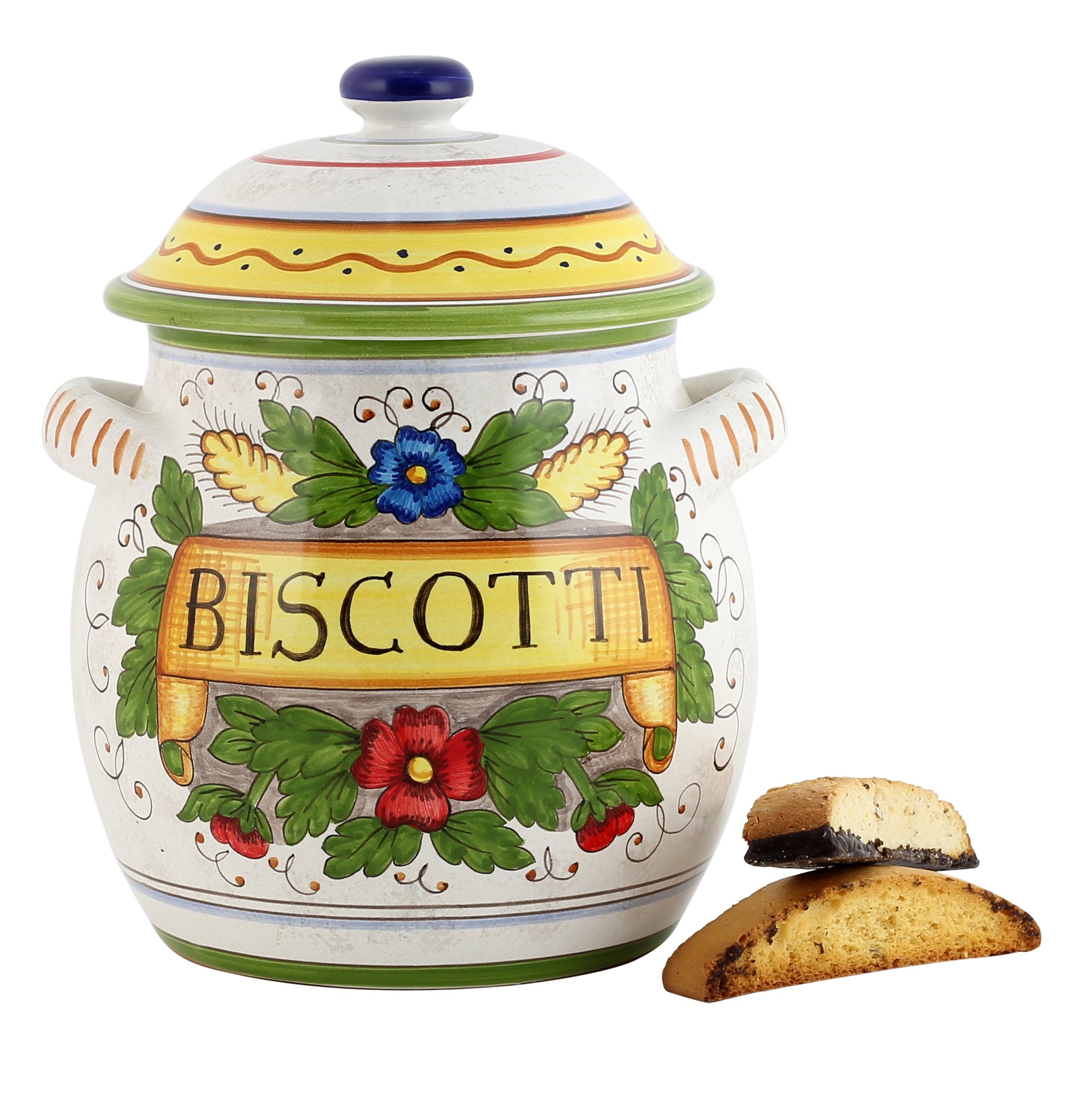 RUSTICA: Traditional Tuscan Biscotti Jar - Artistica.com
