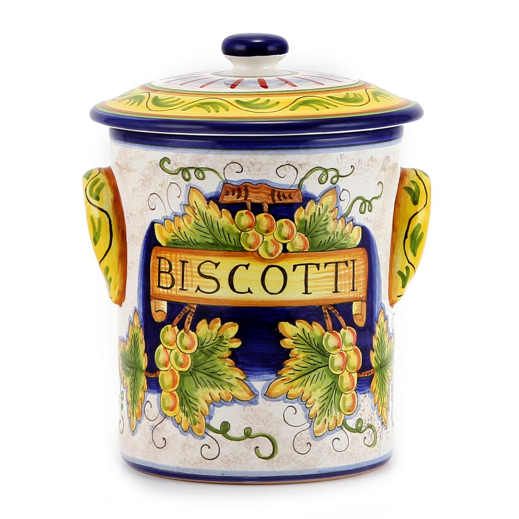 RUSTICA: Cylindrical Biscotti jar - Artistica.com