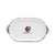ORVIETO RED ROOSTER: Oval/Oblong Small Tray - Artistica.com
