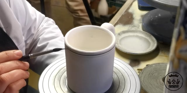 DERUTA COLORI: Mug - BLACK/GOLD (10 Oz.)